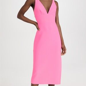 Amanda Uprichard Nelly Dress - Pink - Size Small
